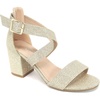 image:imageTOP Moda DressyFormal Sandals High Heel Ankle Strap Open Toe Sandals Champagne6  8