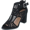 image:imageTOP Moda Levin1 Ankle Strap Open Toe Chunky Heel Platform Gladiator SandalBlack 185