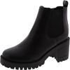 image:imageTOP Moda Womens Chelsea Ankle Boots Chunky Heel with Elastic GoreBlack66