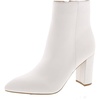 image:imageTOP Moda Womens Chunkly High Heel Ankle BootiesWhite