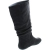 image:imageTOP Moda Data1 Womens Shoes Cute amp Comfort Round Toe Flat Heel Slouchy Mid Calf BootBlack Imsu