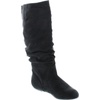 image:imageTOP Moda Data1 Womens Shoes Cute amp Comfort Round Toe Flat Heel Slouchy Mid Calf BootBlack Imsu