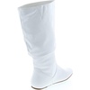 image:imageTOP Moda Data1 Womens Shoes Cute amp Comfort Round Toe Flat Heel Slouchy Mid Calf BootWhite Pu