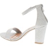 image:imageTOP Moda Hannah1 Womens Fashion Ankle Strap Evening Dress High Heel Sandal ShoesSilver19