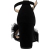 image:imageTOP Moda Women Chunky Heels Ankle Strap Sandals with Fur KONNER30 BLACK 75
