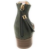 image:imageTOP Moda Womens Tassel Fringe Zip Back Block Heel SandalOlive