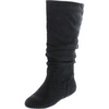 image:imageTOP Moda Data1 Womens Shoes Cute amp Comfort Round Toe Flat Heel Slouchy Mid Calf BootBlack Imsu