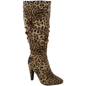 image:imageTOP Moda Bieber1 Womens Knee High Heel BootsLeopard