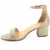 image:imageTOP Moda Darcie1 Womens Fashion Ankle Strap Chunky Low Heel Dress Sandal ShoesChampagne9