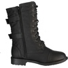 image:imageTOP Moda Pack 72 Womens Military Lace Up Buckle Combat BootsBlack
