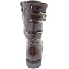 image:imageTOP Moda Pack 72 Womens Military Lace Up Buckle Combat BootsBrown Pat