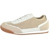 image:imageTOP Moda Women Mesh Sneakers Lightweight Breathable Casual Walking Shoes Suede Accents Gum Sole Carly1Beige