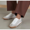 image:imageTOP Moda Women Mesh Sneakers Lightweight Breathable Casual Walking Shoes Suede Accents Gum Sole Carly1White