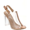 image:imageTOP Moda Womens Formal Rhinestone High Heel Sandal Ankle StrapChampagnefnt8