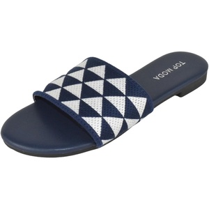 image:imageTOP Moda Shoes Women Flip Flops Patterned Sandals Casual Slide SlippersNavy