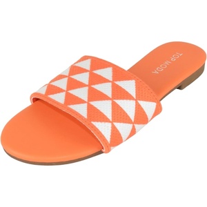 image:imageTOP Moda Shoes Women Flip Flops Patterned Sandals Casual Slide SlippersOrange