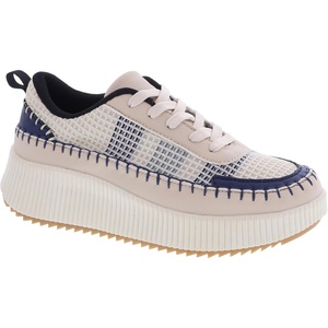 image:imageTOP Moda Women Fashion LaceUp Comfort Platform Low Top SneakerBlack Multi