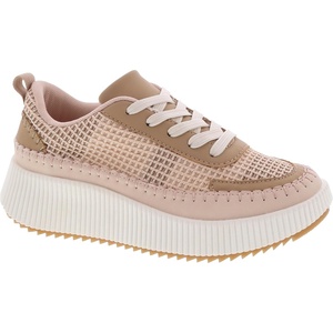image:imageTOP Moda Women Fashion LaceUp Comfort Platform Low Top SneakerNude Multi