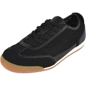 image:imageTOP Moda Women Mesh Sneakers Lightweight Breathable Casual Walking Shoes Suede Accents Gum Sole Carly1Black