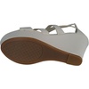 image:imageLindy 03 Strappy Open Toe Platform WedgeWhite Pu