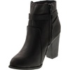 image:imageTOP Moda Demo6 Womens Buckle Chunky Stacked Heel Ankle BootiesBlack