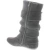 image:imageTOP Moda Womens Bank21 Sweater Slouchy Buckle Top Calf Wedge Boot BankBlack