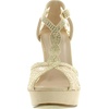 image:imageTOP Moda Womens Formal Rhinestone High Heel Sandal Ankle StrapBeige375