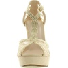 image:imageTOP Moda Womens Formal Rhinestone High Heel Sandal Ankle StrapBeige39