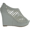 image:imageOver The Toe Cross Strap Block Heel Open Toe Dress SandalWhiteD110