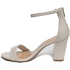 image:imageTOP Moda Hannah1 Womens Fashion Ankle Strap Evening Dress High Heel Sandal Shoes Ivory Pu 7