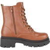 image:imageTOP Moda Women Combat Army Style Boots Lace Up Side Zipper Lug Sole Platform BootiesTan