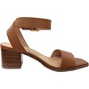 image:imageTruFox Womens Chunky Block Low Heel Ankle Strap Open Toe Dress SandalTan