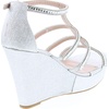image:imageTOP Moda Womens Formal Rhinestone High Heel Sandal Ankle StrapSilver Glitter28