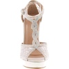 image:imageTOP Moda Womens Formal Rhinestone High Heel Sandal Ankle StrapWhite Glitter385