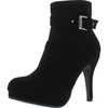 image:imageTOP Moda George15 Womens Strap Buckle Stiletto Heel Ankle BootiesBlack