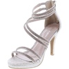 image:imageTOP Moda Womens Formal Rhinestone High Heel Sandal Ankle StrapChampagneInna7