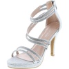 image:imageTOP Moda Womens Formal Rhinestone High Heel Sandal Ankle StrapSilverInna5
