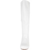 image:imageTOP Moda Women Knee High Boots Back Lace Flat Heel Side Zipper Round ToeWhite