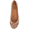 image:imageTOP Moda Dress Shoes Women Rhinestone Ballet Flats Round Toe Sparkly Lightweight Bow BONNIE31Rose Gold