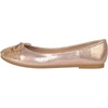 image:imageTOP Moda Dress Shoes Women Rhinestone Ballet Flats Round Toe Sparkly Lightweight Bow BONNIE31Rose Gold