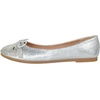 image:imageTOP Moda Dress Shoes Women Rhinestone Ballet Flats Round Toe Sparkly Lightweight Bow BONNIE31Silver