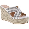 image:imageTOP Moda Womens Wedge Platform Sandals Espadrilles Slip On Summer Slide SandalsWhite Pu