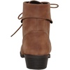 image:imageTOP Moda EC89 Womens Foldover Lace Up Low Chunky Heel Ankle BootiesBrown Nb
