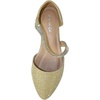 image:imageTOP Moda Women Shoes Flats Glitter Pointed Toe Dress Flats with Rhinestone Strap Elegant SlipOn Sparkle Lennon5Gold