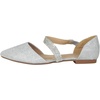 image:imageTOP Moda Women Shoes Flats Glitter Pointed Toe Dress Flats with Rhinestone Strap Elegant SlipOn Sparkle Lennon5Silver