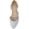 image:imageTOP Moda Women Shoes Flats Glitter Pointed Toe Dress Flats with Rhinestone Strap Elegant SlipOn Sparkle Lennon5Silver